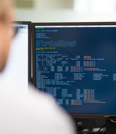 TurboStack on a screen